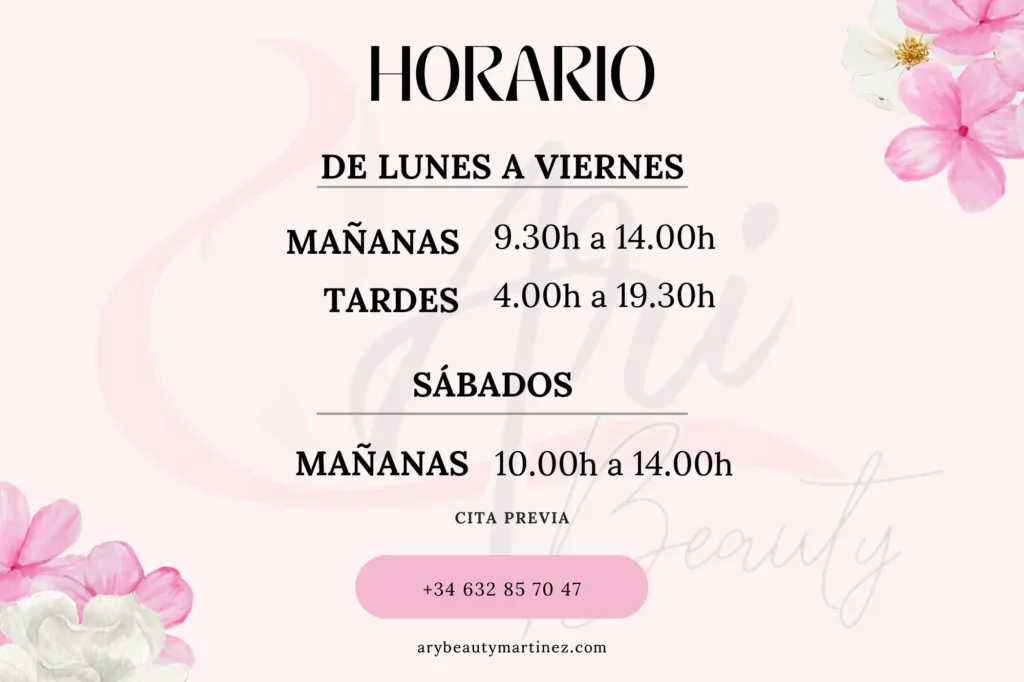 Información de contacto de Ari Martínez Beauty, centro de estética y belleza en Granada